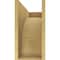 Ekena Millwork 9"W x 27"D x 18"H Classic Stockport Rough Cedar Woodgrain TimberThane Corbel, Primed Tan CORUR09X27X18STORCPR - alternate 2